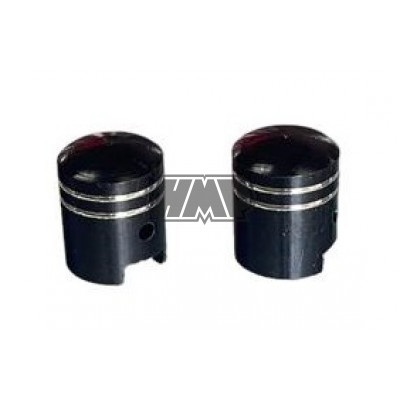 Par tampas válvula ar ( PIPOS ) preto